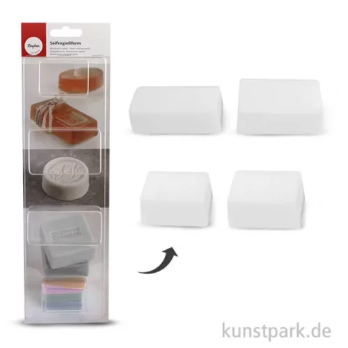 Artikelbild 1 des Artikels “Rayher Seifengießform Rechtecke, Tiefe 3 cm, 4-teilig sortiert “