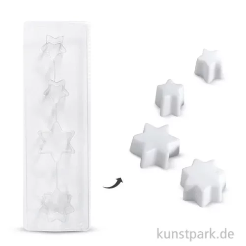 Artikelbild 1 des Artikels “Rayher Seifengießform Sterne, Tiefe 3 cm, 4 teilig sortiert “