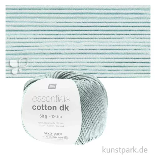 Artikelbild 1 des Artikels “Rico Wolle - Essentials Cotton dk, 100% Baumwolle, 50g, 120m Farbe | Hellmint“