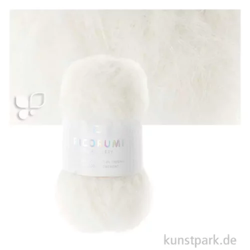Artikelbild 1 des Artikels “Ricorumi Garn für Amigurumi, Furry Furry, 25g, 175m Farbe | Weiß“