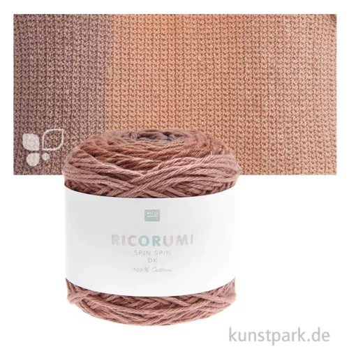 Artikelbild 1 des Artikels “Ricorumi Garn - Spin Spin dk, 100% Baumwolle, 50g, 115m Farbe | Braun“