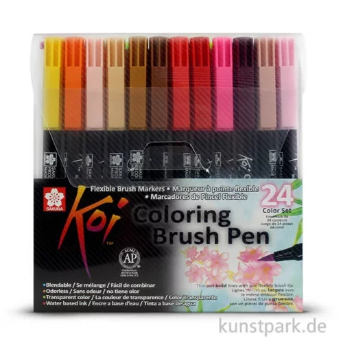 Artikelbild 1 des Artikels “Sakura Koi Coloring Brush Pen Set - 24 verschiedene Farben “