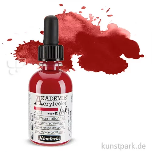 Artikelbild 1 des Artikels “Schmincke AKADEMIE Acryl color Ink 50 ml Einzelfarbe | Kadmiumrotton tief“