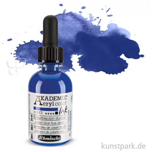Artikelbild 1 des Artikels “Schmincke AKADEMIE Acryl color Ink 50 ml Einzelfarbe | Kobaltblauton dunkel“