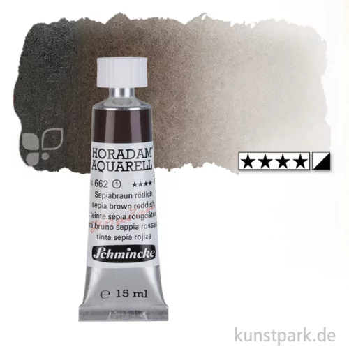 Artikelbild 1 des Artikels “Schmincke HORADAM Aquarellfarben Tube 15 ml | 662 Sepiabraun coloriert“