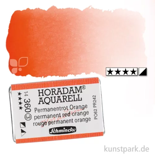 Artikelbild 1 des Artikels “Schmincke HORADAM Aquarellfarben 1/1 Napf | 360 Permanentrot orange“