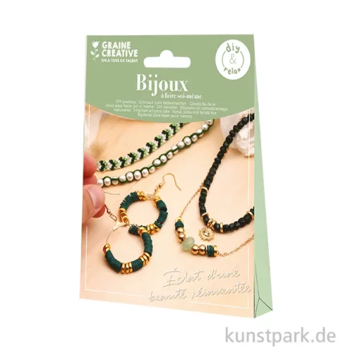Artikelbild 1 des Artikels “Schmuck Bastelset - Jade, Grün, Gold “