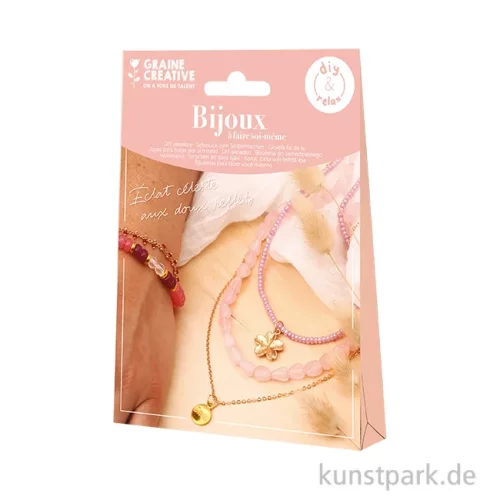 Artikelbild 1 des Artikels “Schmuck Bastelset - Quartz, Rosa, Gold “