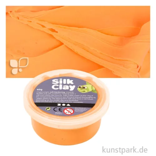 Artikelbild 1 des Artikels “Silk Clay - weiche, glatte Modelliermasse - 40 g Einzelfarbe | Orange“