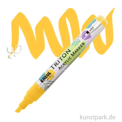 Artikelbild 1 des Artikels “KREUL TRITON Acrylic Marker, 1-4 mm Einzelfarbe | Maisgelb“