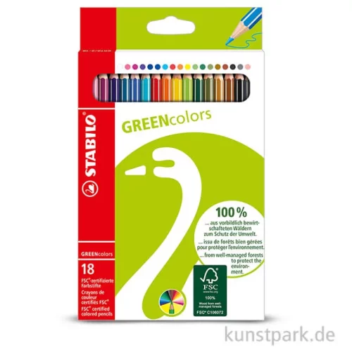 Artikelbild 1 des Artikels “STABILO GREENcolors Buntstift 18er Etui “