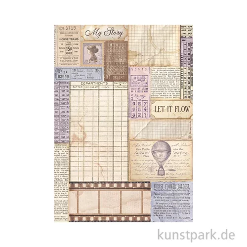 Artikelbild 1 des Artikels “Stamperia Reispapier - Quiet Days Vintage Photography, DIN A4 “