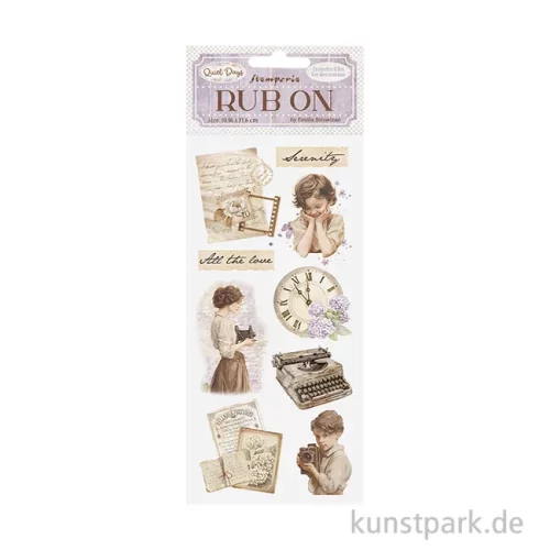 Artikelbild 1 des Artikels “Stamperia Rub On Transferfolie - Quiet Days Vintage Treasures “