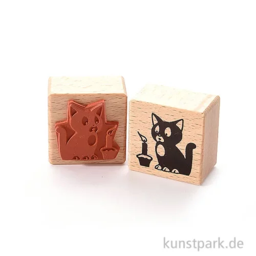 Artikelbild 1 des Artikels “Stempel - Katzen-Geburtstag, 4 x 4 cm “