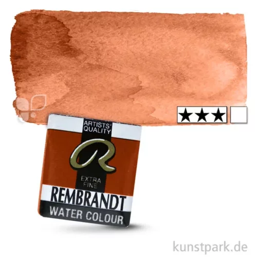 Artikelbild 1 des Artikels “Talens REMBRANDT Aquarellfarben 1/2 Näpfchen | 411 Siena gebrannt“