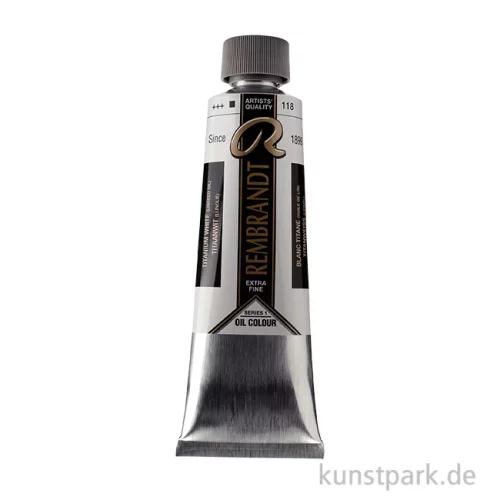 Artikelbild 1 des Artikels “Talens REMBRANDT Ölfarbe, 150 ml Tube, Titanweiß (Leinöl) “