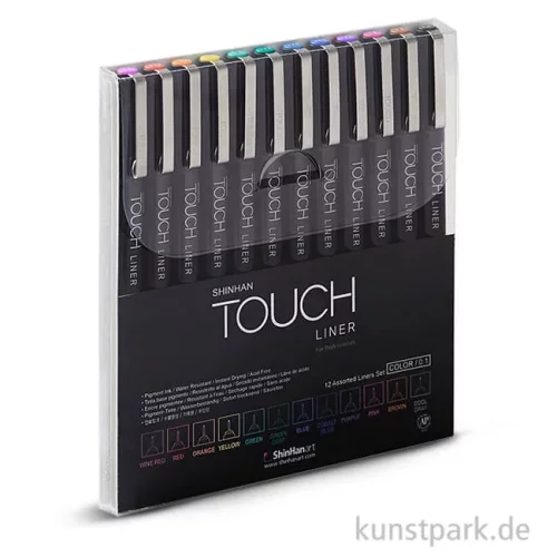 Artikelbild 1 des Artikels “TOUCH Liner Color 0,1 mm Set mit 12 verschiedenen Farben “