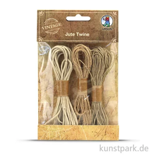 Artikelbild 1 des Artikels “Vintage Jute Kordel 3er Set, 3 - 10 m “