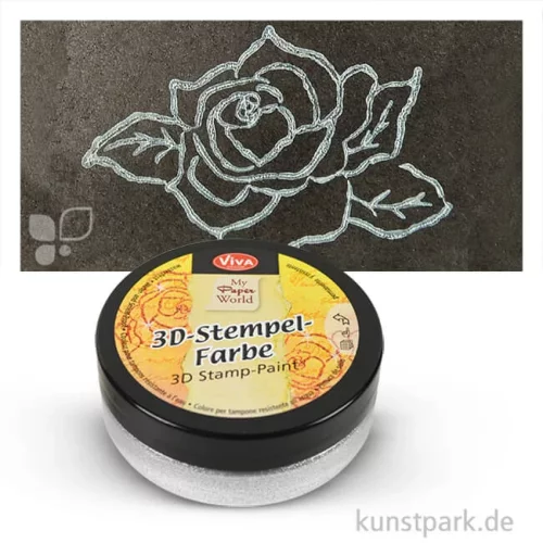Artikelbild 1 des Artikels “Viva Decor 3D-Stempelfarbe 50 ml | Weiß“