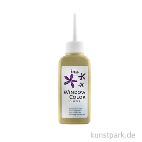 Artikelbild 1 des Artikels “KREUL Window Color Glas Design - Glitzer Effekt 80 ml Glitzer-Gold“