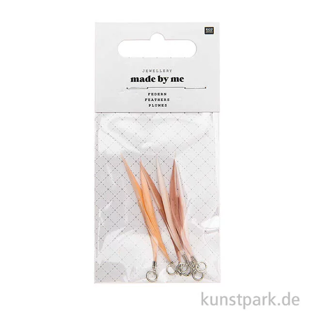 Artikelbild 2 des Artikels “Anhänger Federn - Puder, 6er Set “