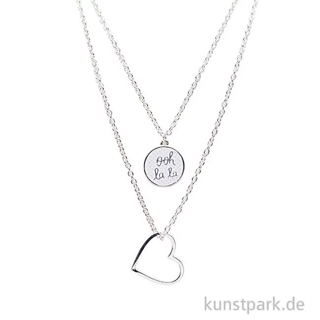 Artikelbild 2 des Artikels “Anhänger Herz - Silber, 2 Stück “