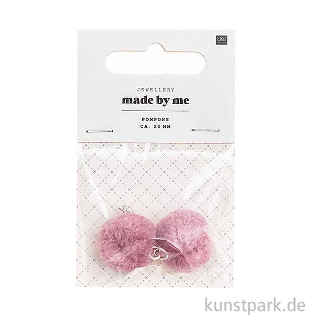 Artikelbild 2 des Artikels “Anhänger Pompons - Mauve, 2er Set “