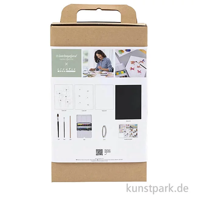 Artikelbild 2 des Artikels “Aquarellmalerei Starter Set mit Farben, Papier und Pinsel “