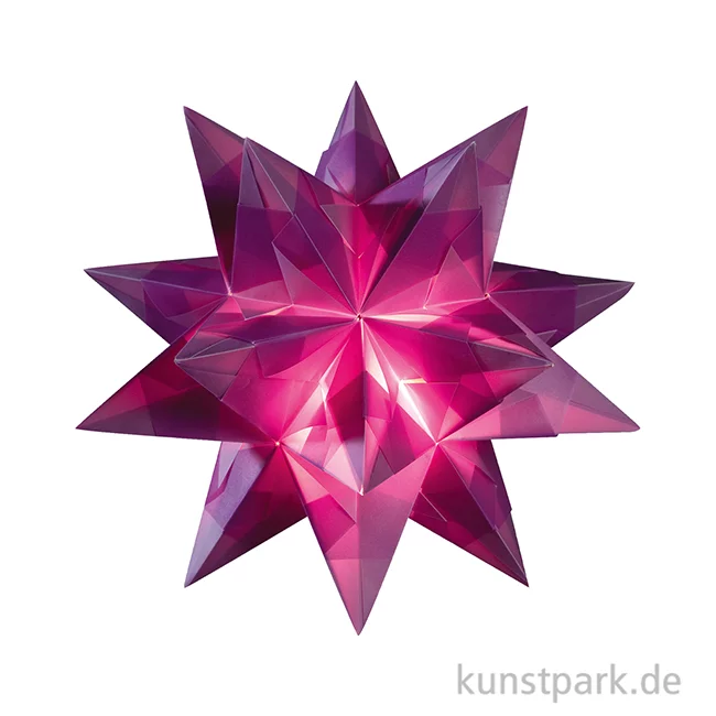 Artikelbild 2 des Artikels “Bascetta-Stern Bastelset, 115g, 15x15 cm - violett “
