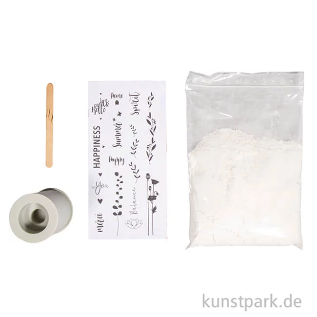 Artikelbild 2 des Artikels “Bastelset für 3 Raysin Kerzenhalter, inklusive Kerzen-Transferfolie “