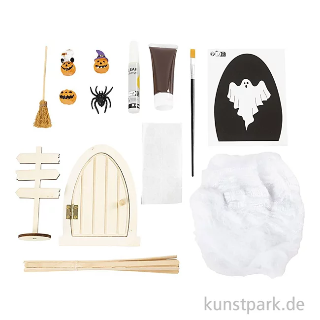 Artikelbild 2 des Artikels “Bastelset Halloween-Tür mit viel Zubehör “