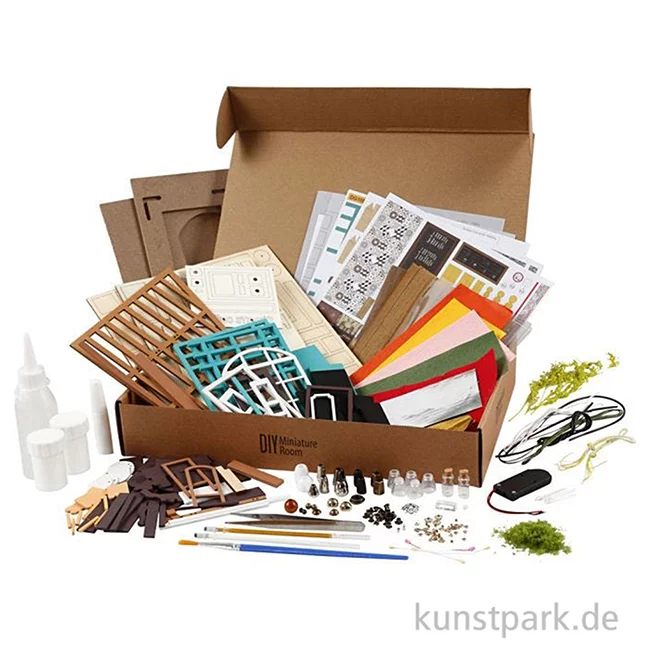 Artikelbild 2 des Artikels “Bastelset Miniatur-Zimmer - Simon's Café, mit umfangreichem Zubehör “