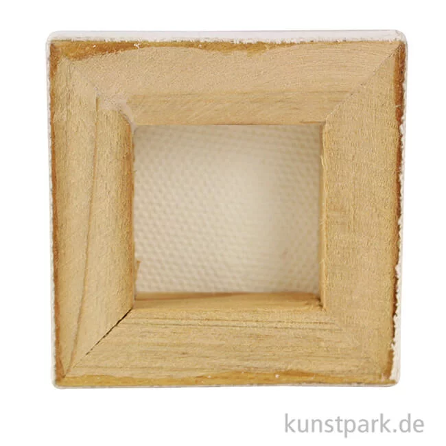 Artikelbild 2 des Artikels “Bespannter Rahmen MINIATUR - kleine Leinwand 5 x 5 cm“