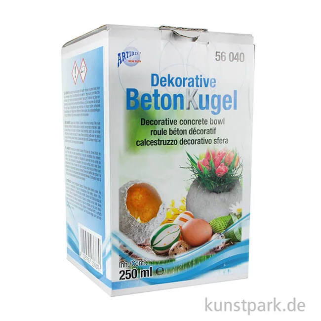 Artikelbild 2 des Artikels “Beton-Gießform Set Hohlkugel mit umfangreichem Zubehör “