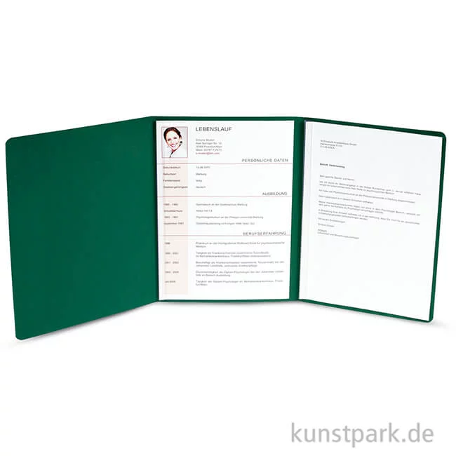 Artikelbild 2 des Artikels “Bewerbungsmappe Excellence 3-teilig, 2 Klemmschienen, senkrechte Prägung “