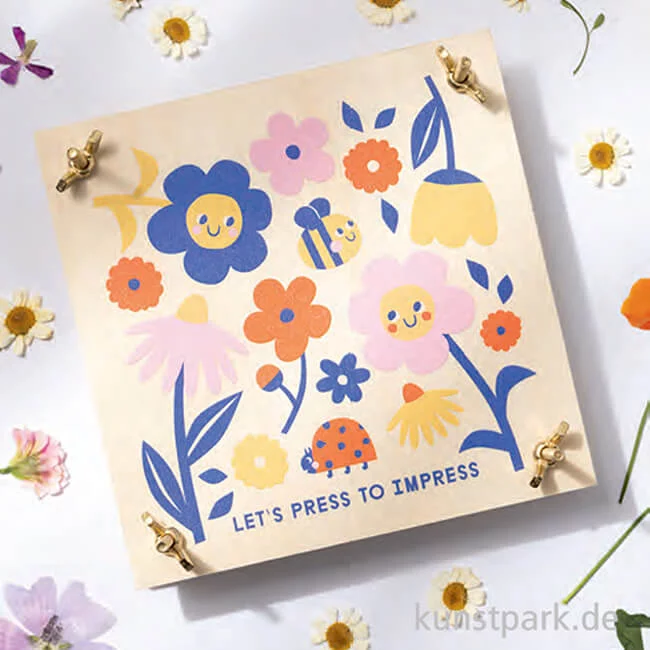 Artikelbild 2 des Artikels “Blumenpresse - Flower Press, 14,5 x 14,5 cm “