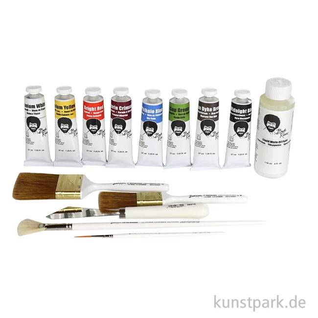 Artikelbild 2 des Artikels “Bob Ross - MEISTER Malset mit Ölfarben, Pinseln und Zubehör “