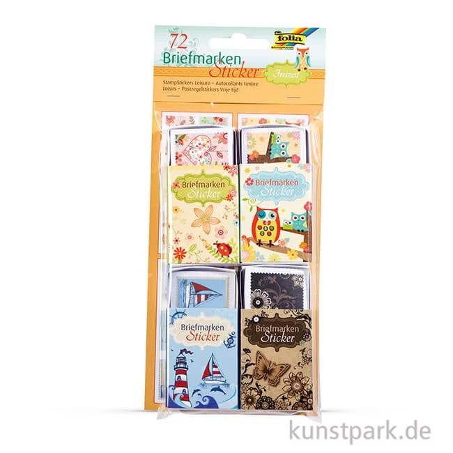 Artikelbild 2 des Artikels “Briefmarken-Sticker - Freizeit, 72 Stück “
