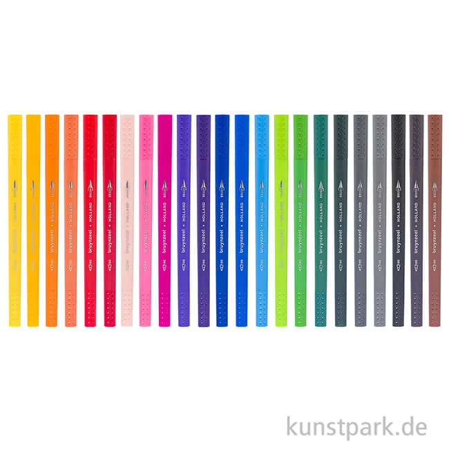 Artikelbild 2 des Artikels “Bruynzeel Fineliner Brush Pen Set mit  24 Farben im Kartonetui “