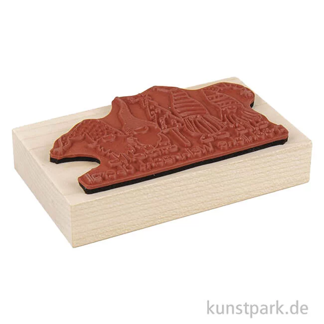 Artikelbild 2 des Artikels “Butterer Stempel - Es wichtelt, Holz, 6 x 10 cm “