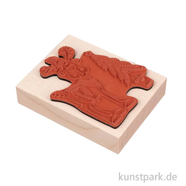 Artikelbild 2 des Artikels “Butterer Stempel - Wichtel im Glück, 7 x 9 cm “