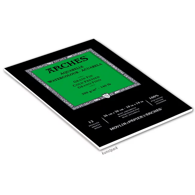 Artikelbild 2 des Artikels “ARCHES Aquarellpapier fein, 12 Blatt, 300g “