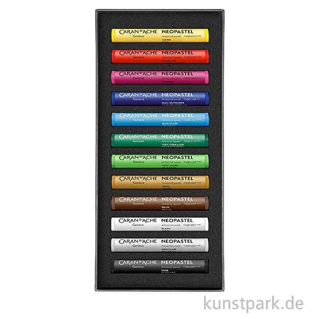 Artikelbild 2 des Artikels “Caran d'Ache Neopastel Ölpastellkreide Set mit 12 Farben “