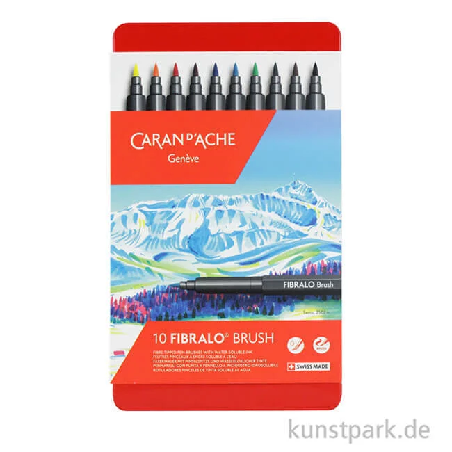 Artikelbild 2 des Artikels “Caran d'Ache FIBRALO Brush Pen 10er Set “