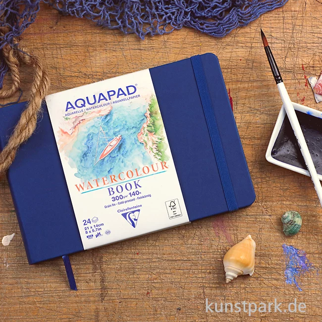 Artikelbild 2 des Artikels “Clairefontaine Aquapad Watercolour Sketchbook, 24 Blatt, 300g “