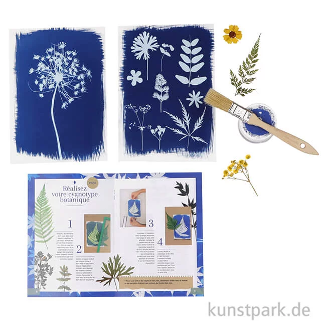 Artikelbild 2 des Artikels “Clairefontaine Cyanotypie Set mit viel Zubehör “