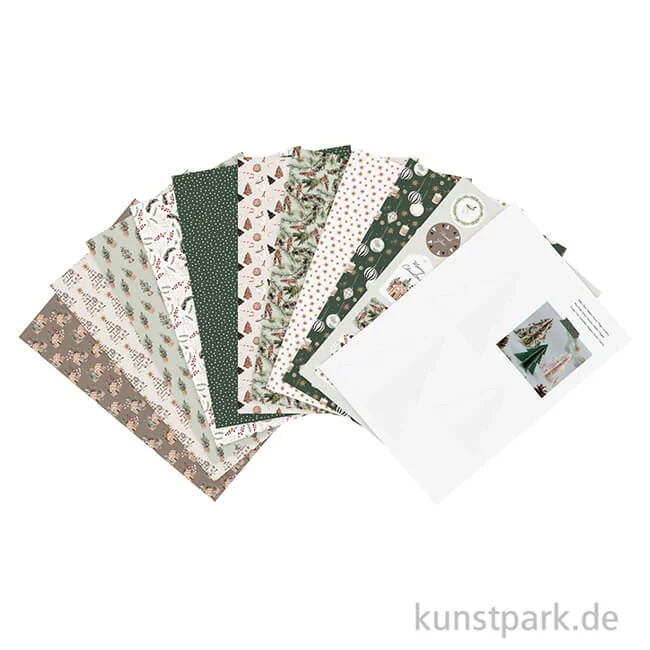 Artikelbild 2 des Artikels “Clairefontaine Motivpapier Block, Weihnachten Cozy, DIN A4, 20 Blatt “