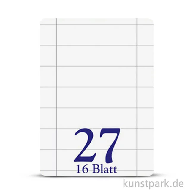 Artikelbild 2 des Artikels “Clairefontaine Schulheft DIN A4, 16 Blatt, 90g, Lin. 27, liniert “