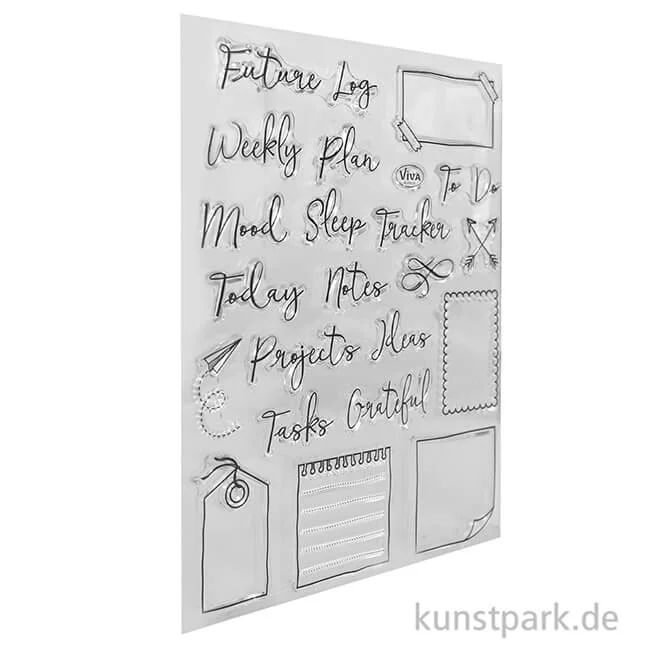 Artikelbild 2 des Artikels “Viva Decor Clearstamp - Bujo, Notes, Tracker “