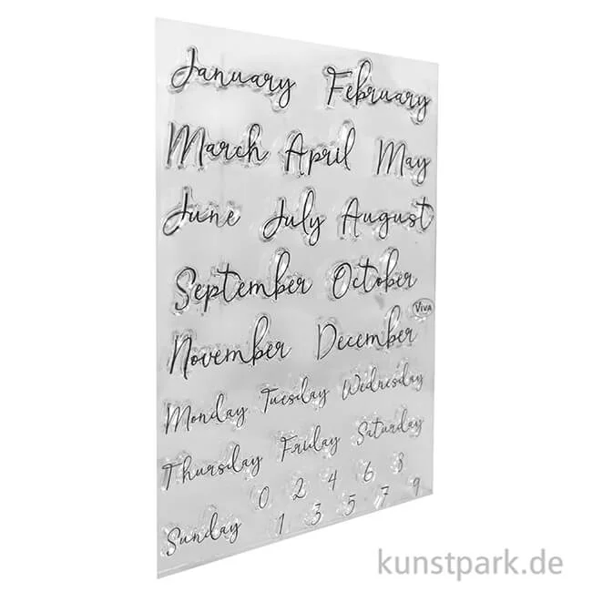Artikelbild 2 des Artikels “Viva Decor Clearstamp - Bujo, Monate “